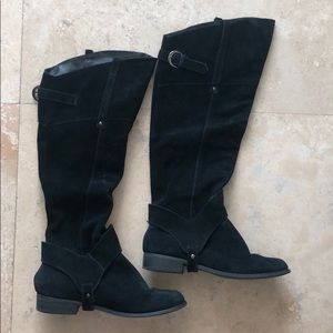 Ecote suede riding boots